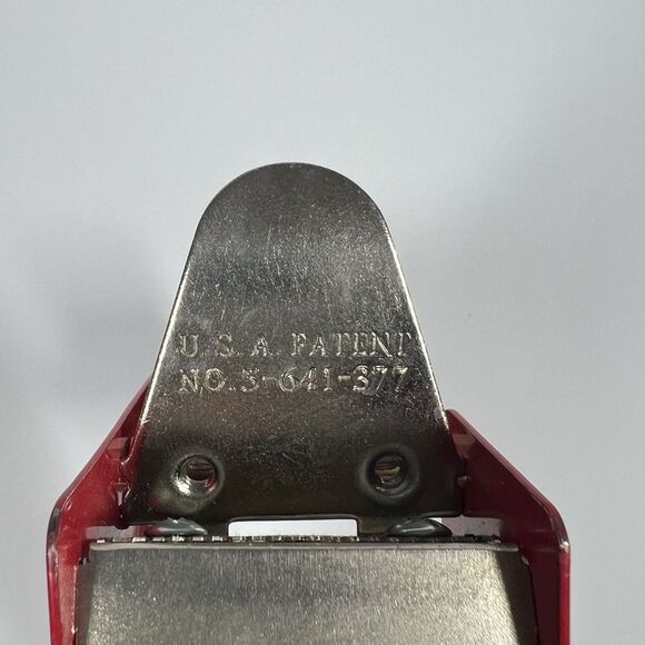 Packing Tape Dispenser in Red and Black With One Roll of Tape - Picture 4 of 6